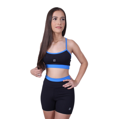 Conjunto Academia Feminino de Poliamida Short e Top Zero Transparencia Atacado
