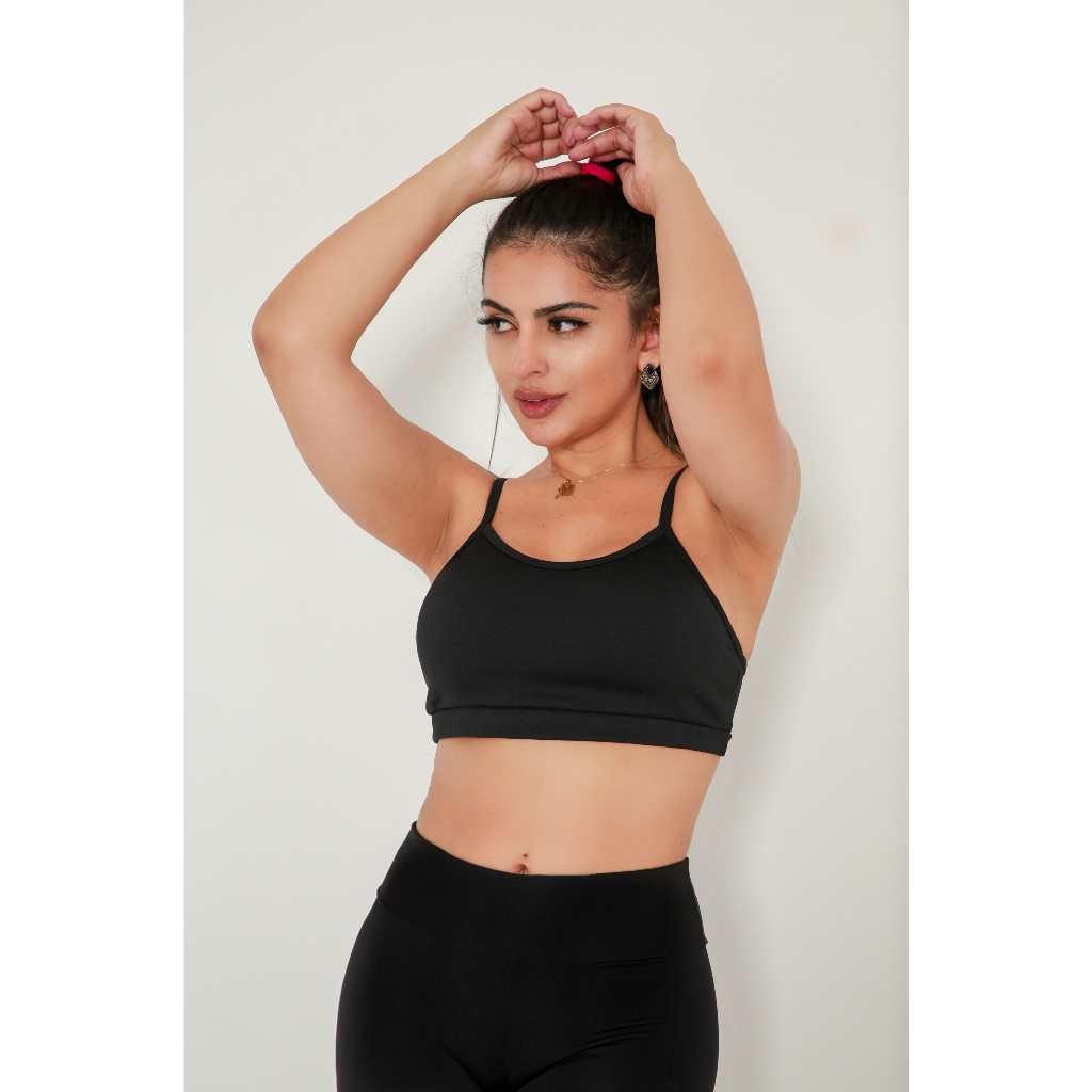 Top Academia Alcinha Fitness Com Cruzado nas CostaS