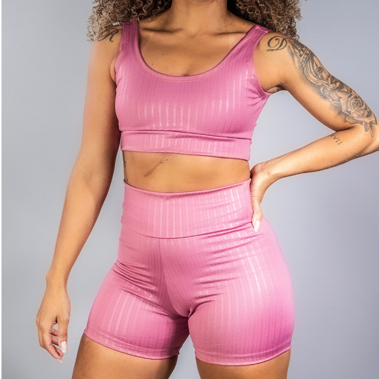 Conjunto Top e Short Cintura Alta NewZig